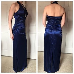 Navy prom dress
